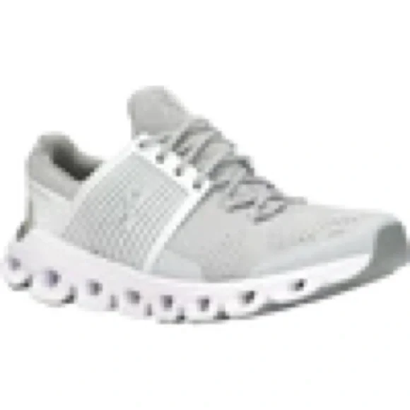 On WOMEN'S CLOUDSWIFT White Running Glacier/White - Picture 3 of 8